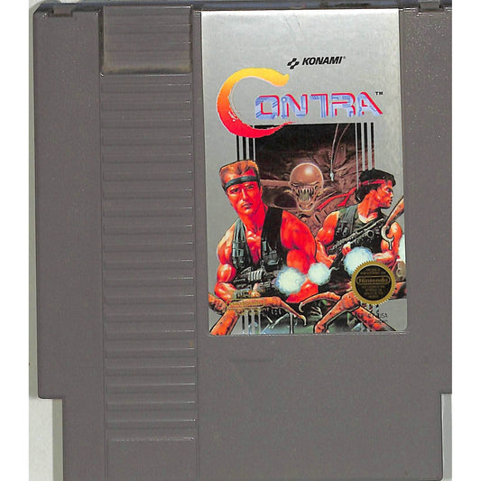 Contra (1988) Nintendo NES Cartridge