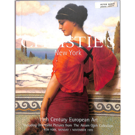 Christie's 19th Century European Art Auction Catalog November 1, 1999