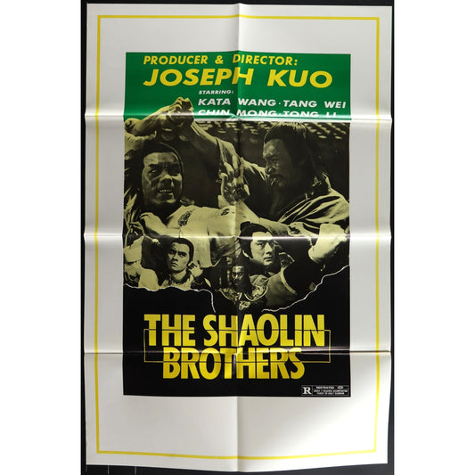 The Shaolin Brothers (1977) Original Movie Poster Folded 27x41 EM8-429