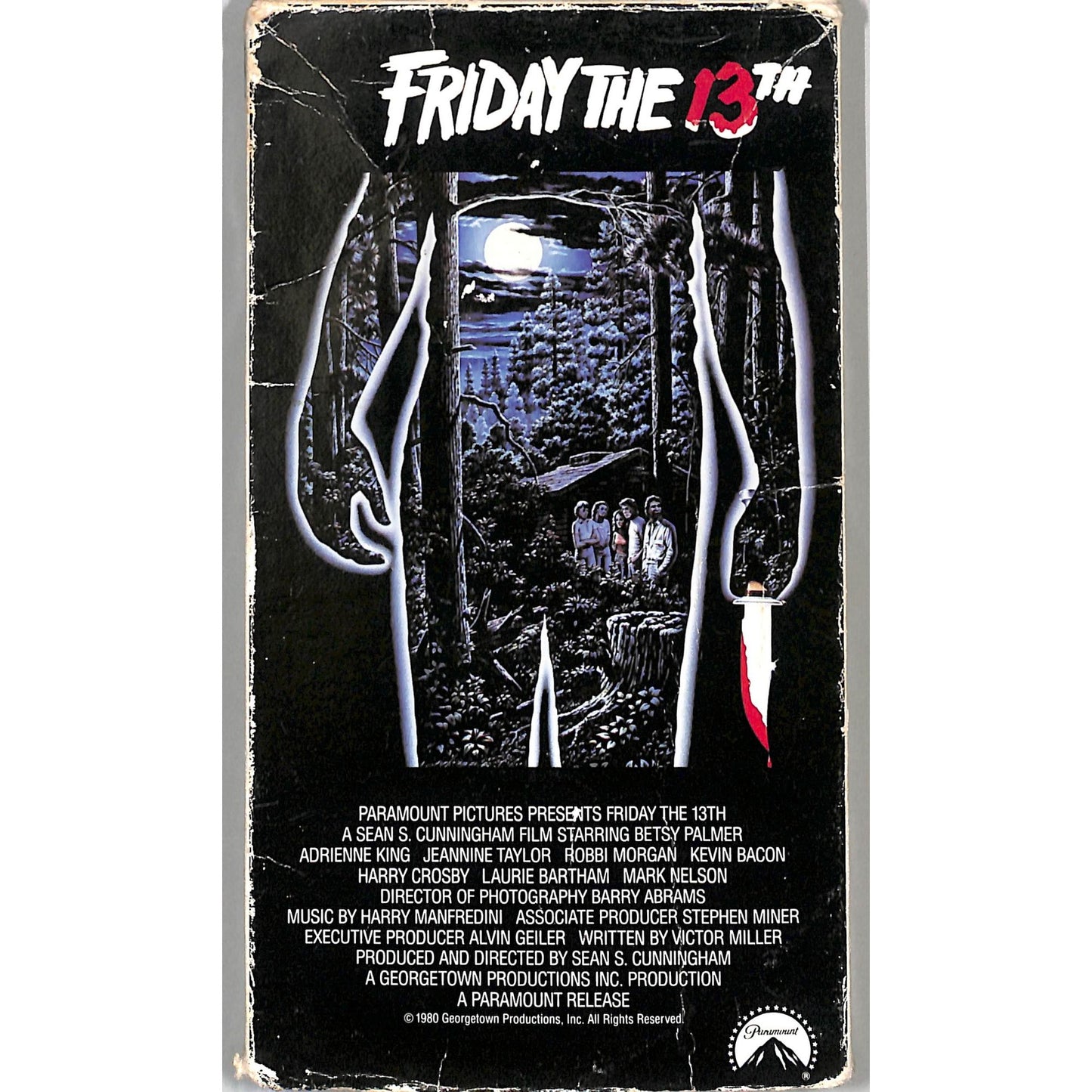 Friday The 13th (1980) VHS Tape Good condition