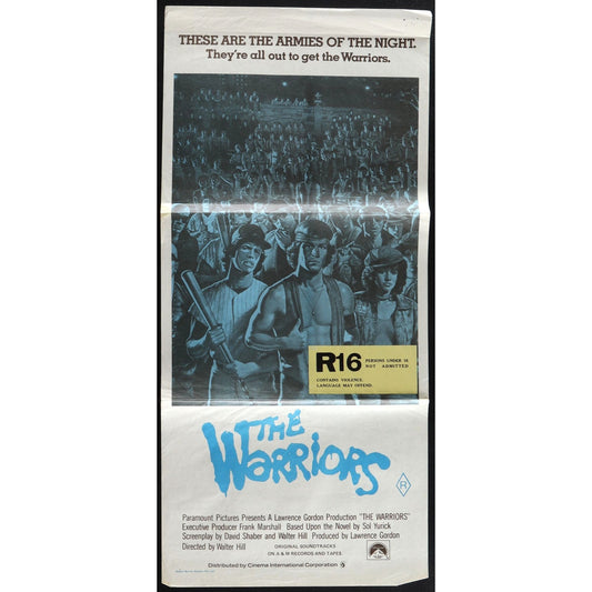 The Warriors (1979) Original Australian Daybill Movie Poster