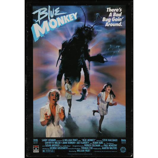 Blue Monkey (1987) Original Movie Poster Rolled 27x40