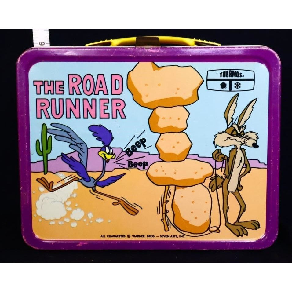 Vintage metal The Road Runner lunchbox