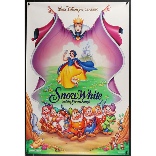 Snow White and The Seven Dwarfs (1993) Original DS Movie Poster Rolled 27x40