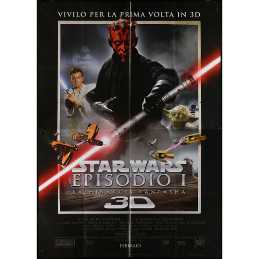Star Wars: Episode I - The Phantom Menace (1999) Orig. Italian 2P Movie Poster