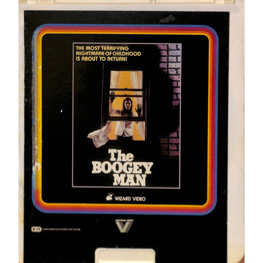 The Boogey Man (1980) CED RCA SelectaVision TESTED WORKING