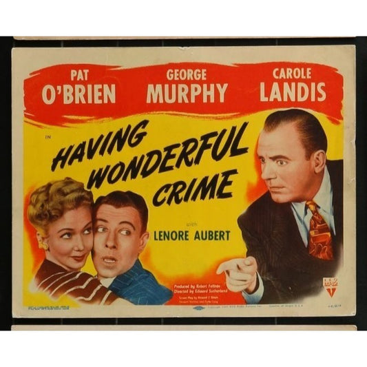 Having Wonderful Crime (1945) Original Lobby Card Movie Poster 11x14