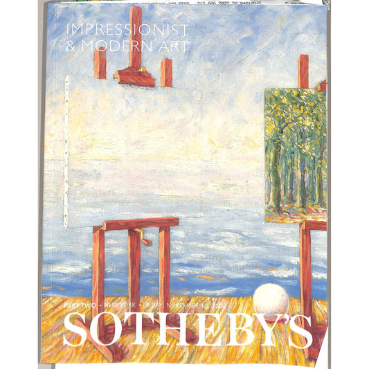 Sotheby's Impressionist and Modern Art Auction Catalog November 10, 2000