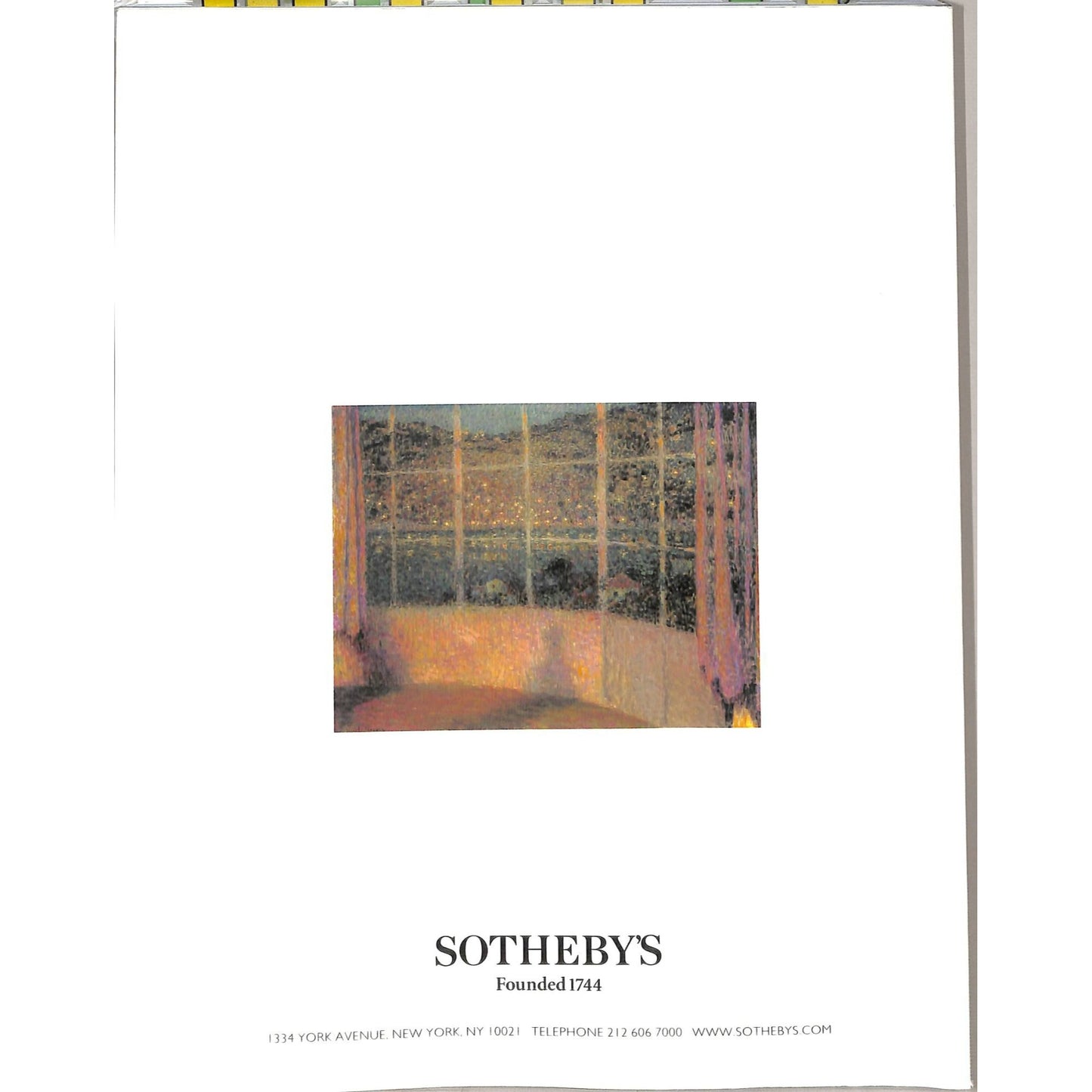 Sotheby's Impressionist and Modern Art Auction Catalog November 10, 2000
