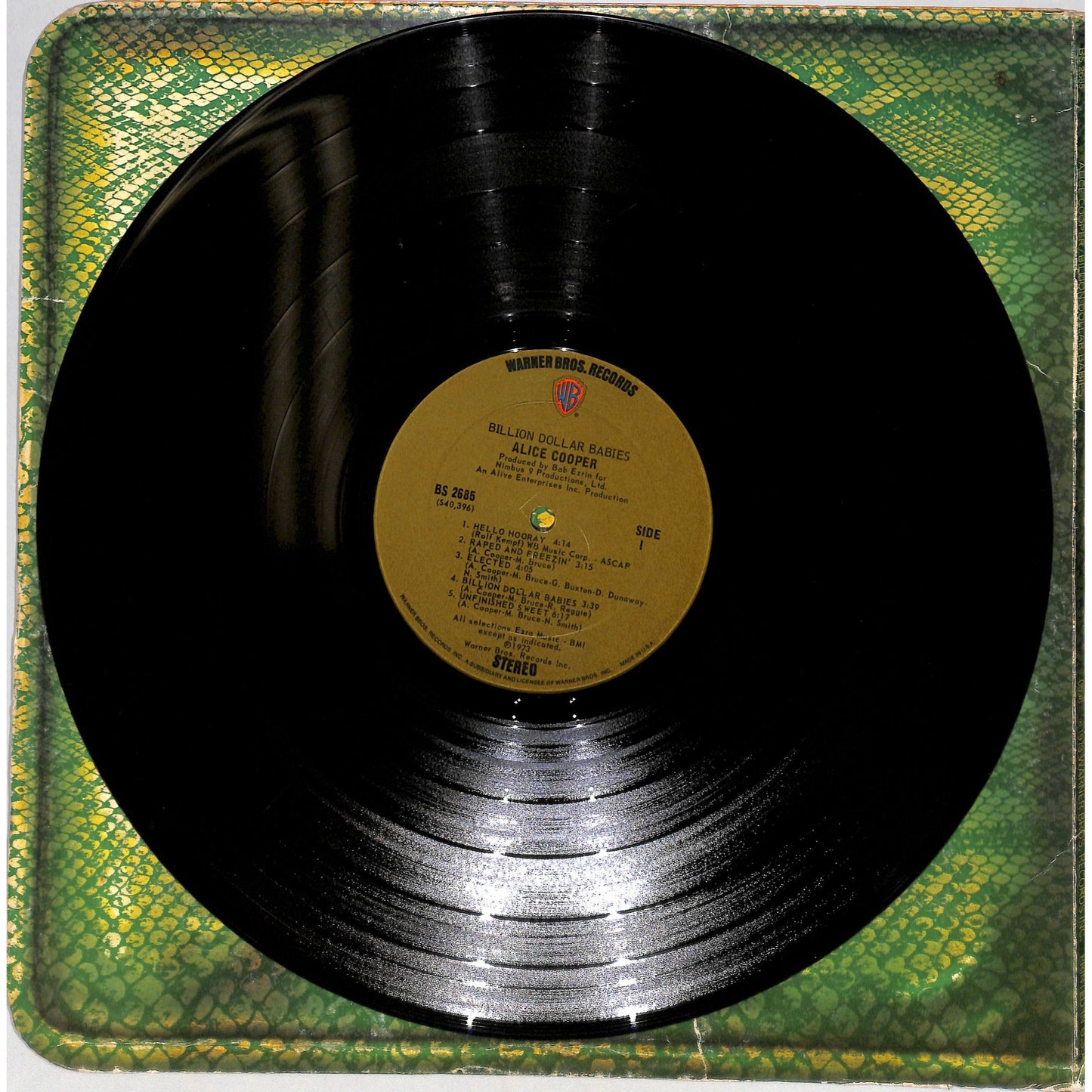 Alice Cooper - Billion Dollar Babies Vinyl Record BS 2685