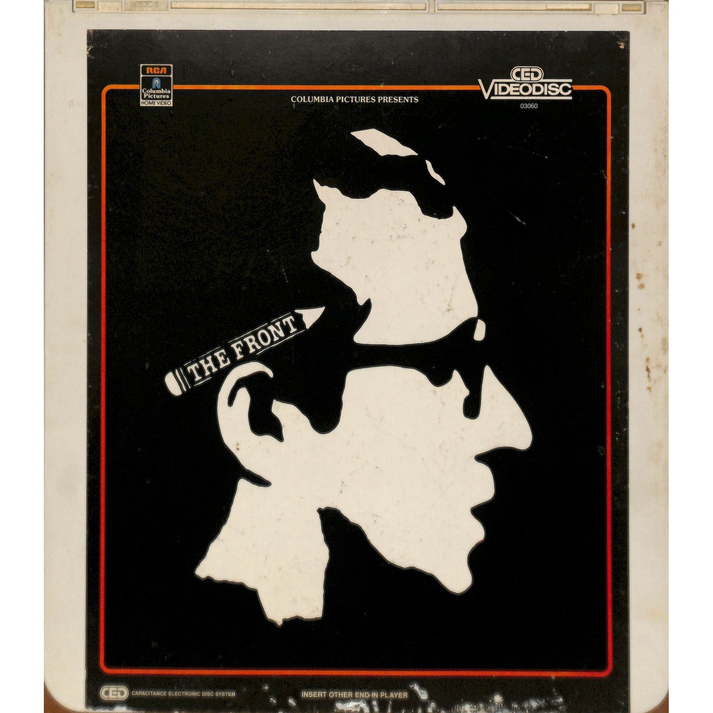 The Front (1976) Vintage CED Videodisc TESTED WORKING