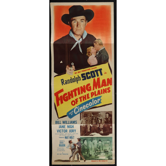 Fighting Man of the Plains (1949) Original Movie Poster 14x36