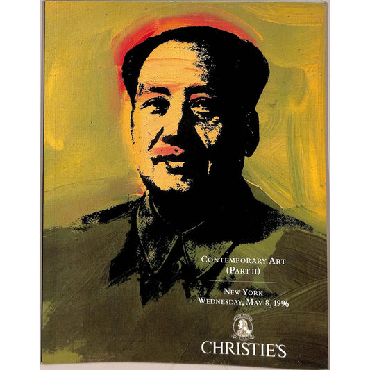 Christie's Contemporary Art Part Auction Catalog May 8, 1996
