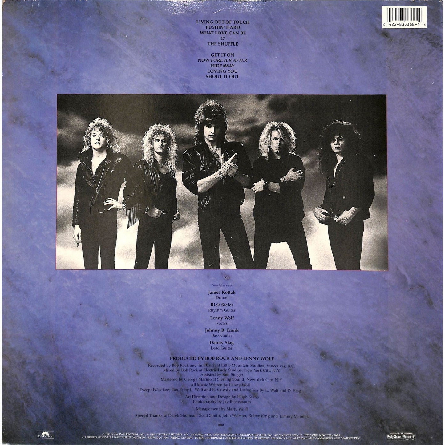 Kingdom Come Self-Titled Vinyl Record 422 835 368