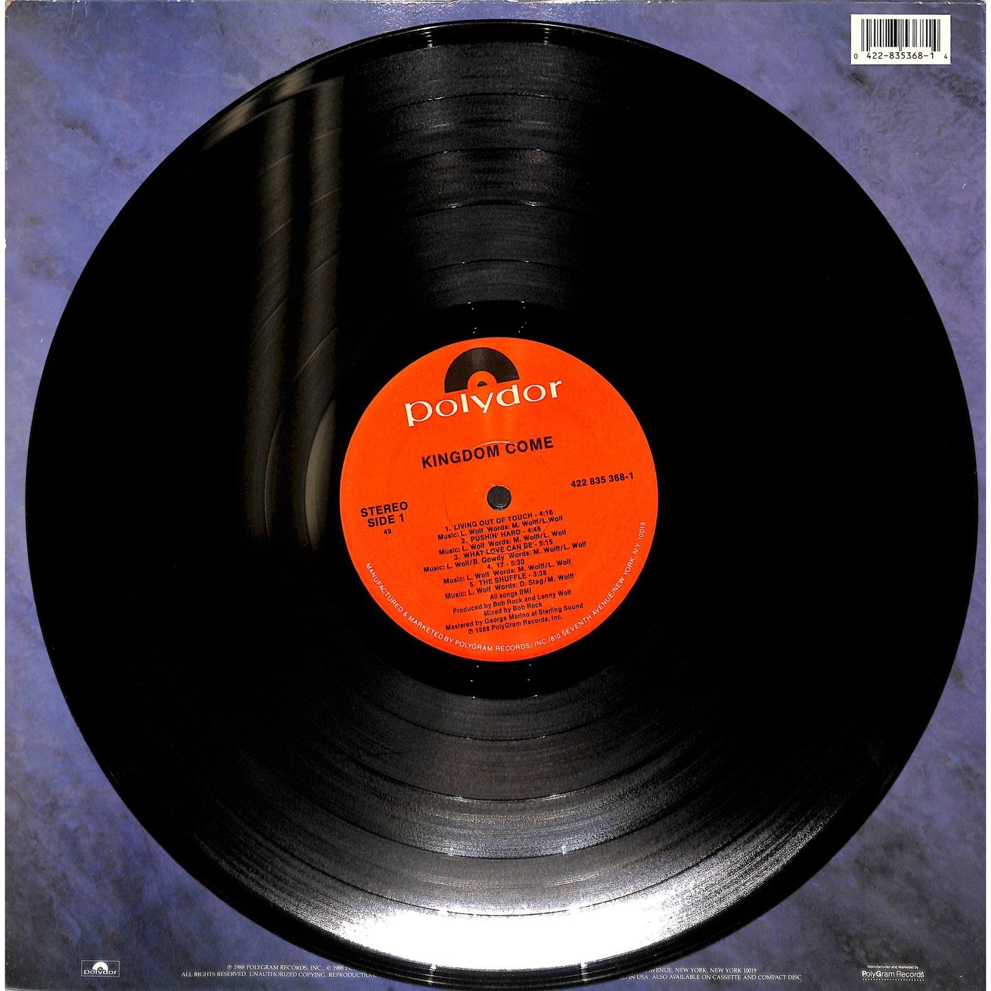 Kingdom Come Self-Titled Vinyl Record 422 835 368