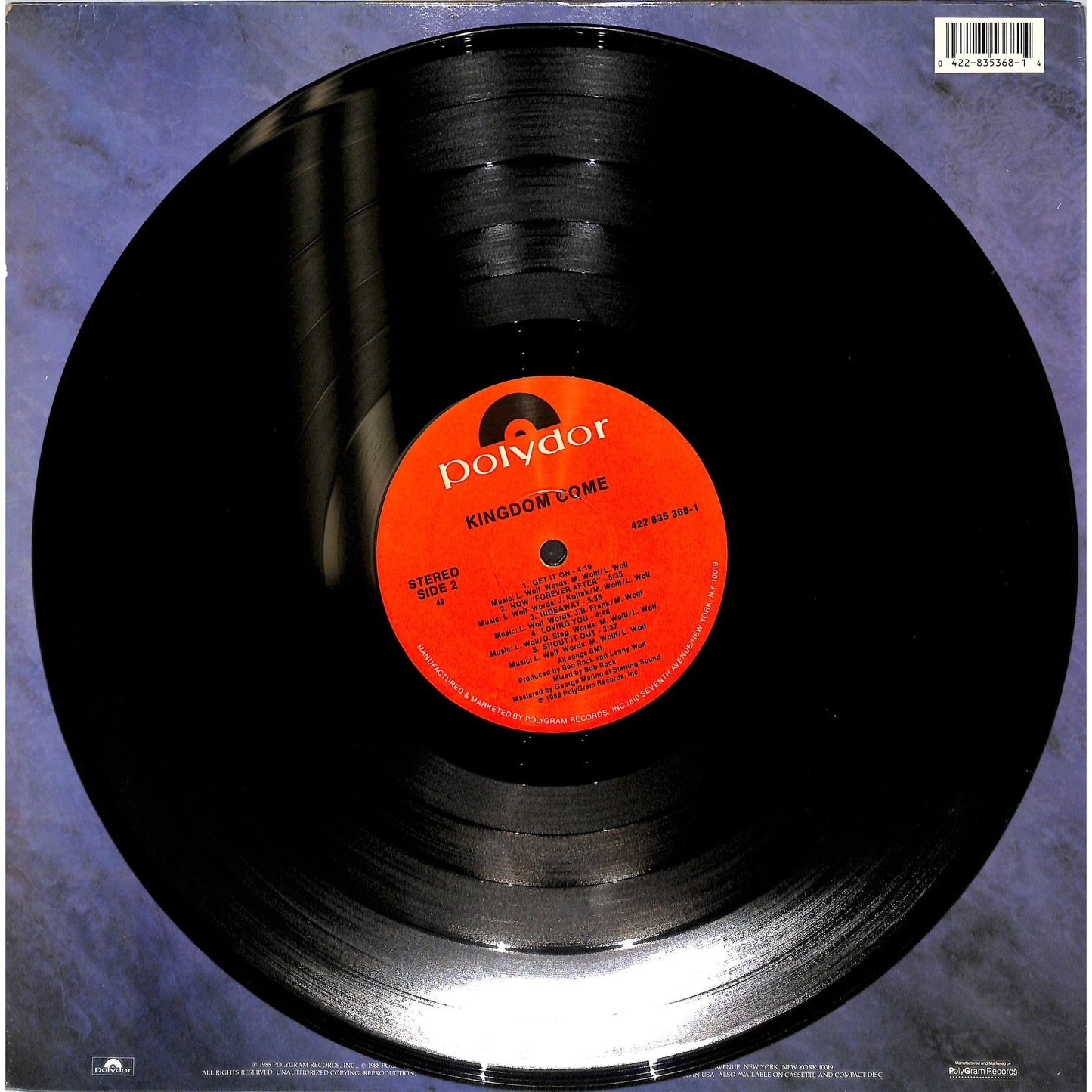 Kingdom Come Self-Titled Vinyl Record 422 835 368