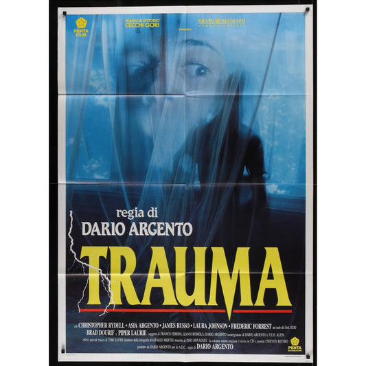 Trauma (1993) Original Italian 1P Movie Poster Folded 39x55