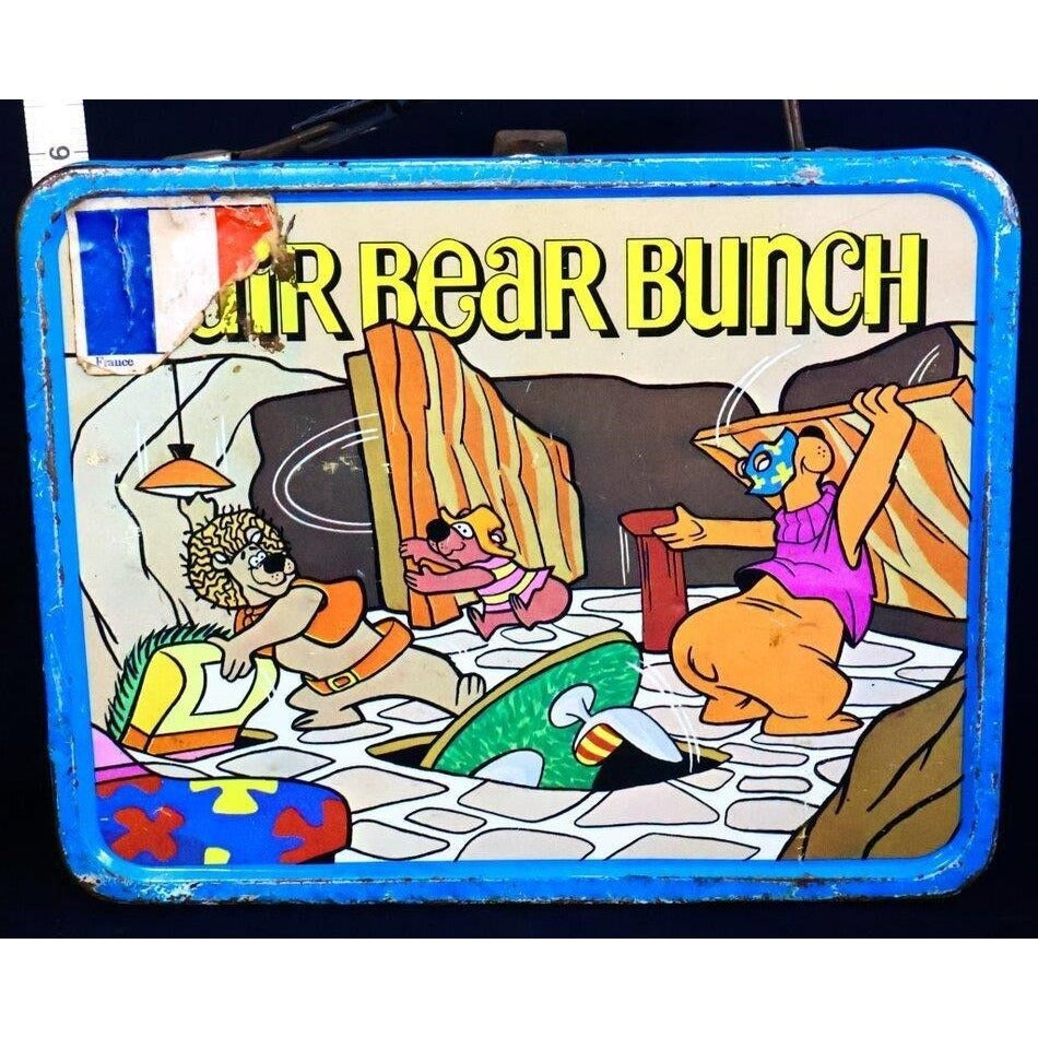 Vintage metal Hair Bear Bunch lunchbox