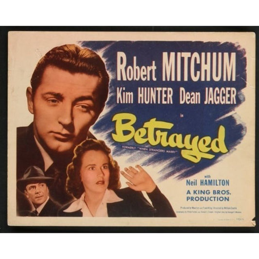 Betrayed (1948) Original Lobby Card Movie Poster 11x14