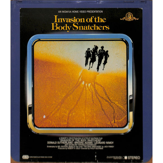 Invasion of the Body Snatchers (1978) CED RCA Selectavision TESTED WORKING