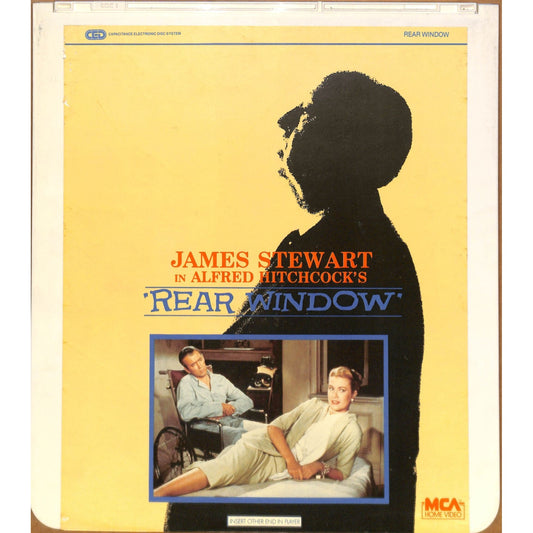Rear Window (1954) Vintage CED RCA SelectaVision Videodisc TESTED WORKING