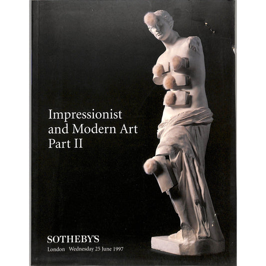 Sotheby's Impressionist and Modern Art Auction Catalog June 25, 1997