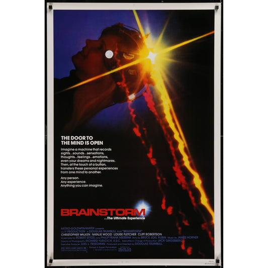 Brainstorm (1983) Original Single-Sided Movie Poster Rolled 27x40