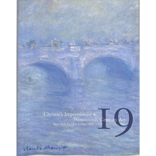 Christie's Impressionist & Nineteenth Century Art Auction Catalog May 5, 1998