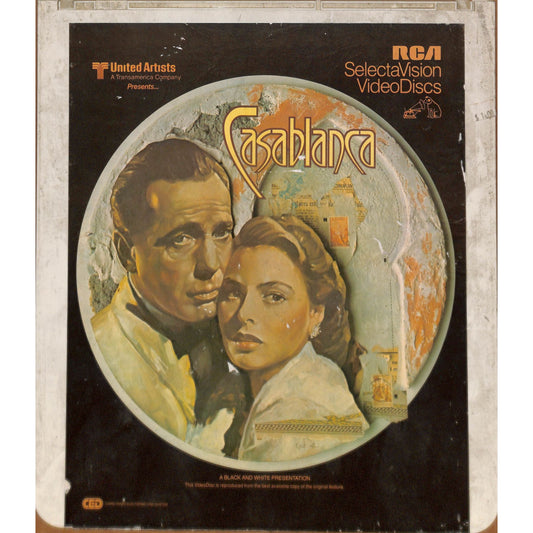 Casablanca (1943) Vintage CED RCA SelectaVision Videodisc TESTED WORKING