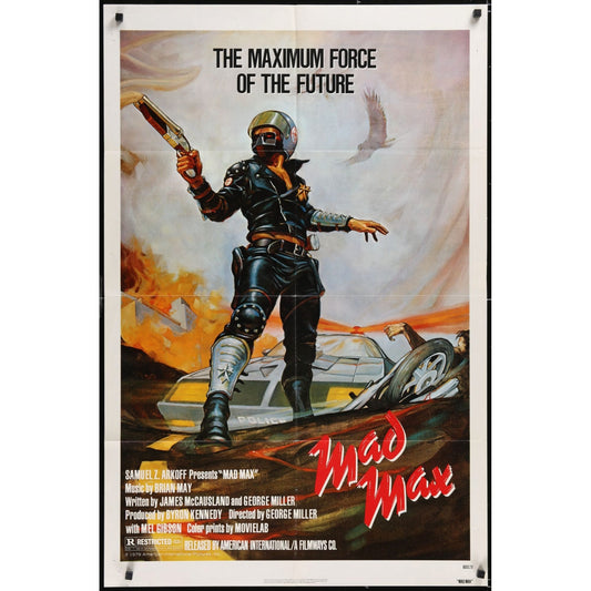 Mad Max (1980) Original Movie Poster 27x41