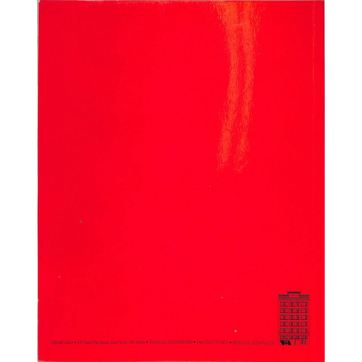 Christie's Contemporary Art Auction Catalog May 7, 1993