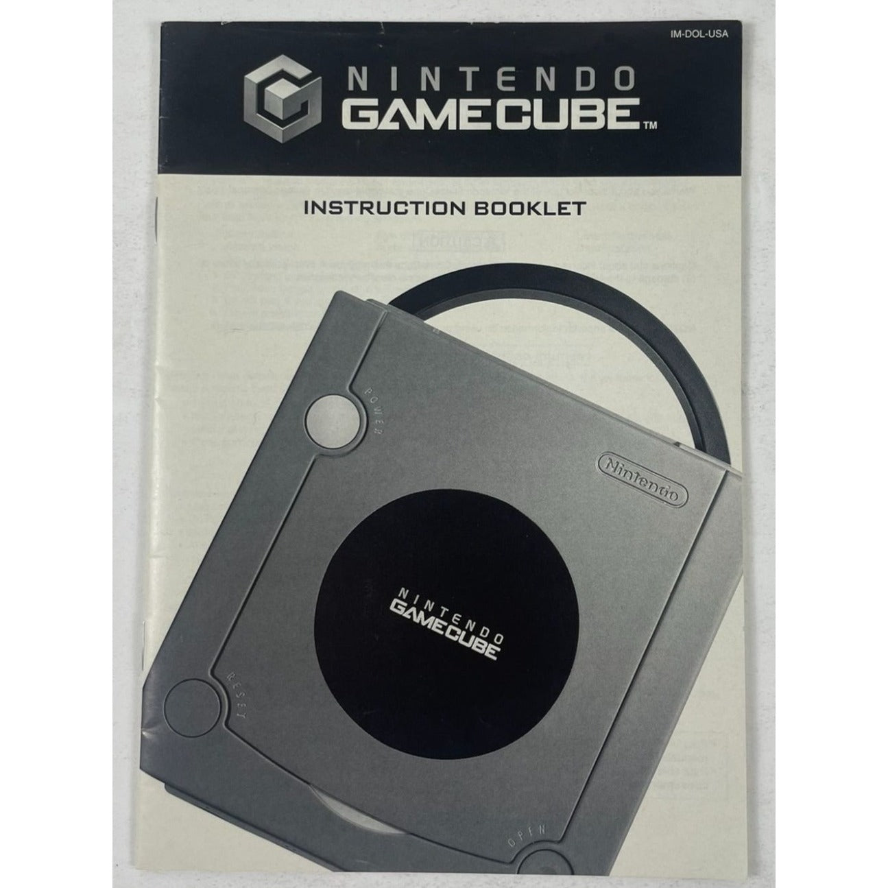 Black Nintendo Gamecube with Two Controllers & Cables