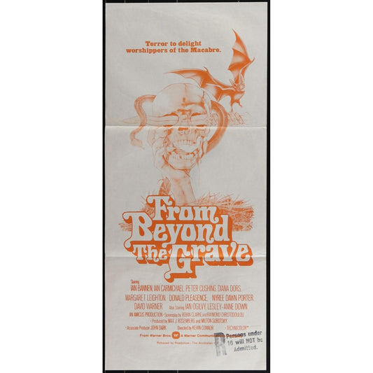 From Beyond the Grave (1974) Original Daybill Australian Poster Folded 13x30