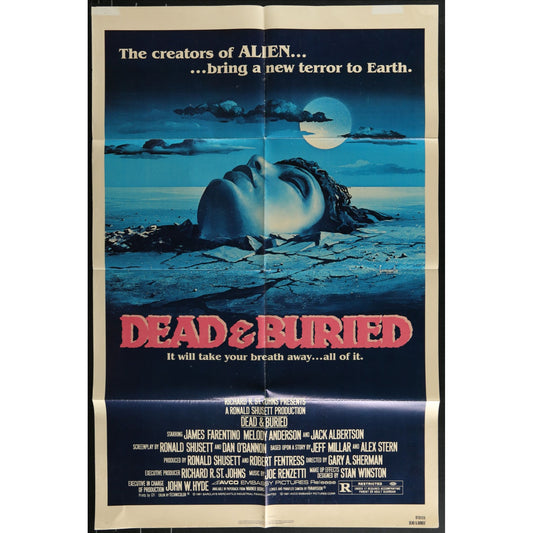 Dead & Buried (1981) Original Movie Poster Folded 27x41