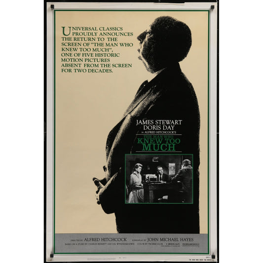 The Man Who Knew Too Much (1956) Original Movie Poster Rolled 27x40