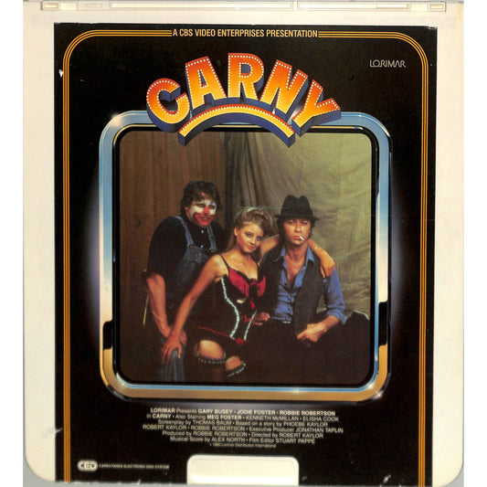 Carny (1980) Vintage CED Videodisc