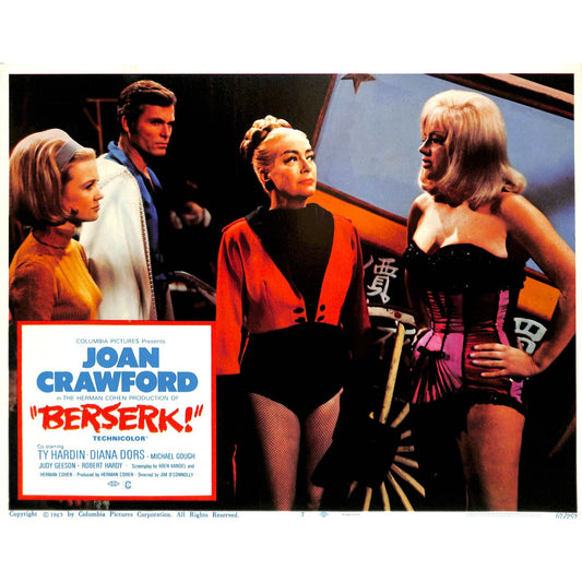 Berserk! (1967) Lobby Card #7 11X14