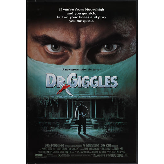 Dr. Giggles (1992) Original Movie Poster Rolled 27x40