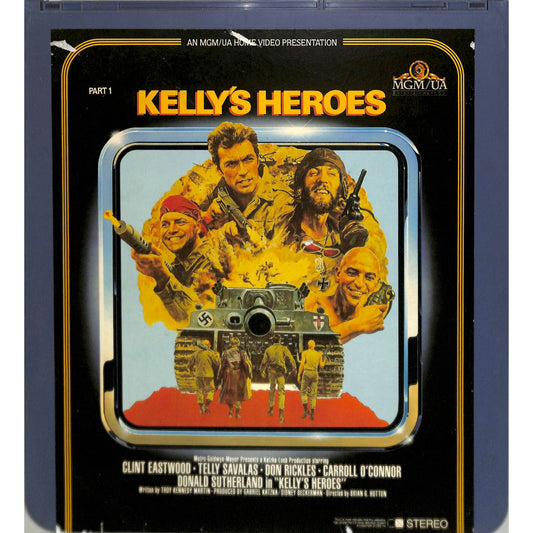 Kelly's Heroes (1970) Vintage Double CED Videodisc