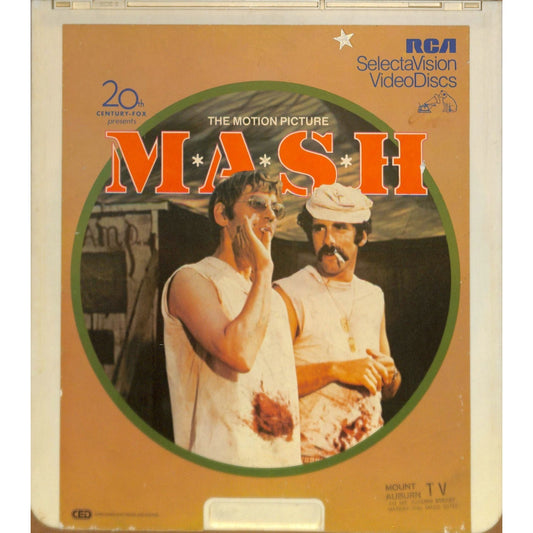 M*A*S*H (1970) Vintage CED RCA SelectaVision Videodisc TESTED WORKING