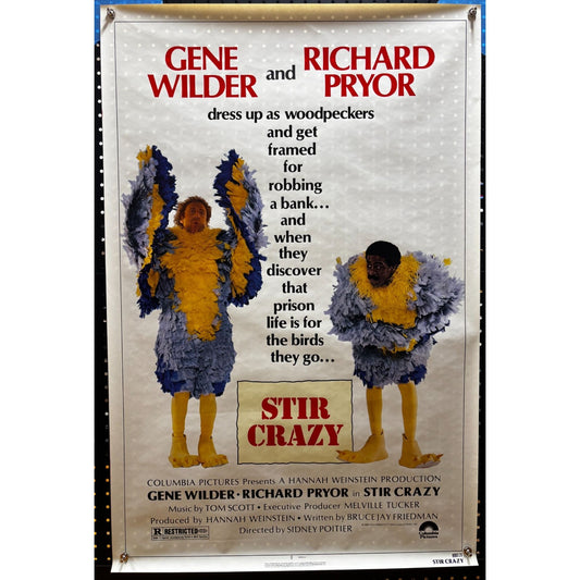 Stir Crazy (1980) Original Rolled Poster 27x41