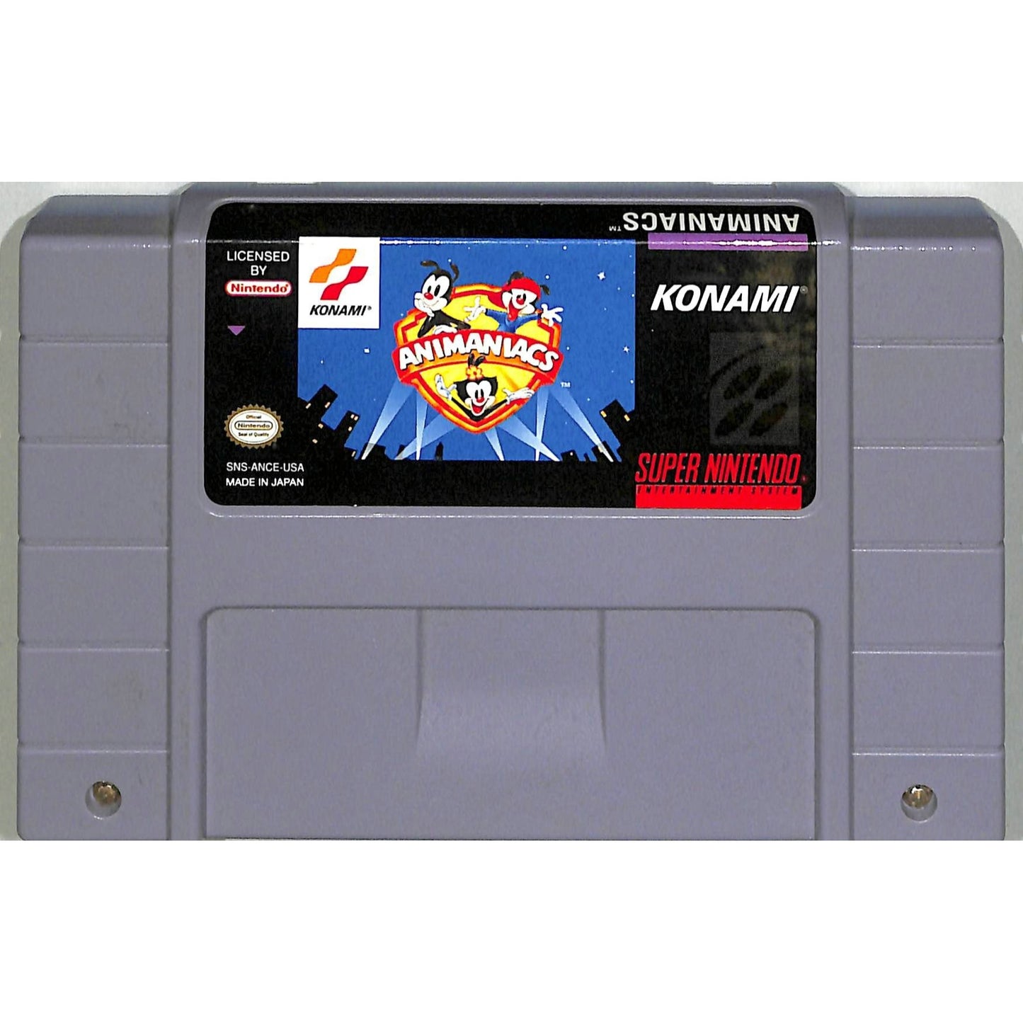 Animaniacs (1994) Nintendo SNES Cartridge + Manual