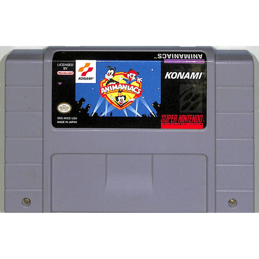 Animaniacs (1994) Nintendo SNES Cartridge + Manual
