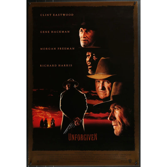 Unforgiven (1992) Original Double-sided Movie Poster Rolled 27x40