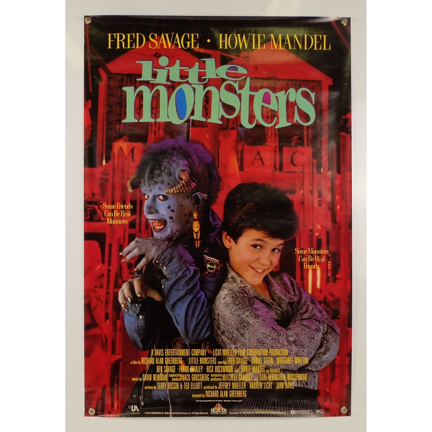 Little Monsters (1989) Original Movie Poster Rolled 24x36