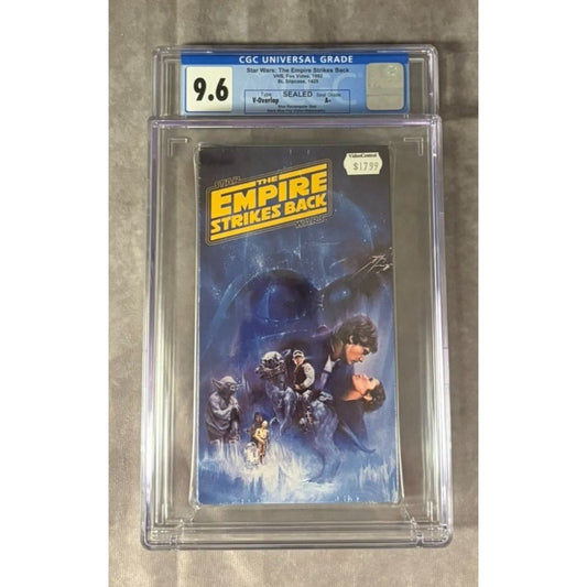 The Empire Strikes Back (1980) Sealed 1992 VHS CGC Graded 9.6 A+ SEAL