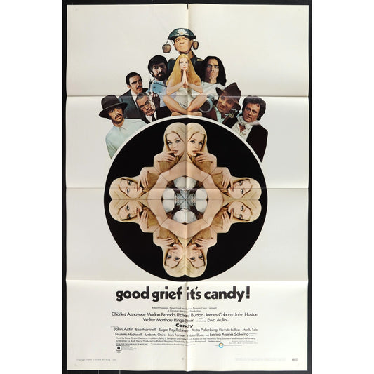Candy (1968) Original Movie Poster Folded 27x41