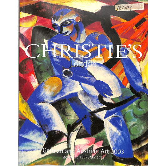 Christie's German and Austrian Art Auction Catalog February 3, 2003