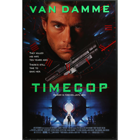 Timecop (1994) Original Single-sided Movie Poster Rolled 27x40