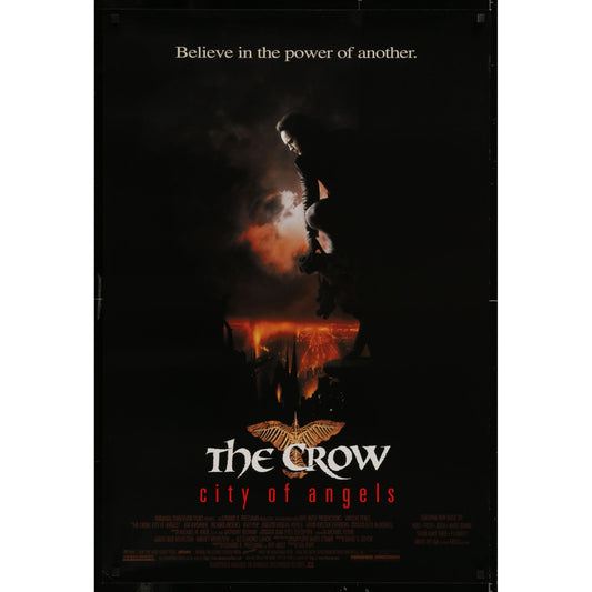 The Crow: City of Angels (1996) Original Single-side Movie Poster Rolled 27x40